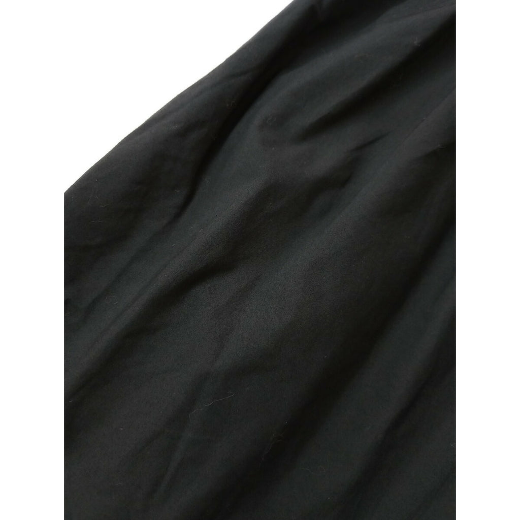 24SS universal tissu ユニヴァーサルティシュ コットン ナチュラル タイプライター タック サロペット パンツ 黒 ブラック【中古】