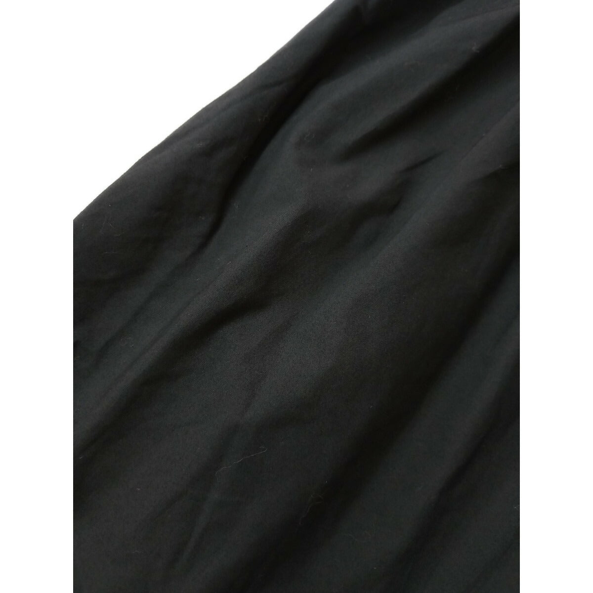 24SS universal tissu ユニヴァーサルティシュ コットン ナチュラル タイプライター タック サロペット パンツ 黒 ブラック【中古】