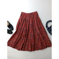 YAECA WRITE ヤエカ ライト NOTTINGHAM TUCK SKIRT タック スカート 赤 M【中古】