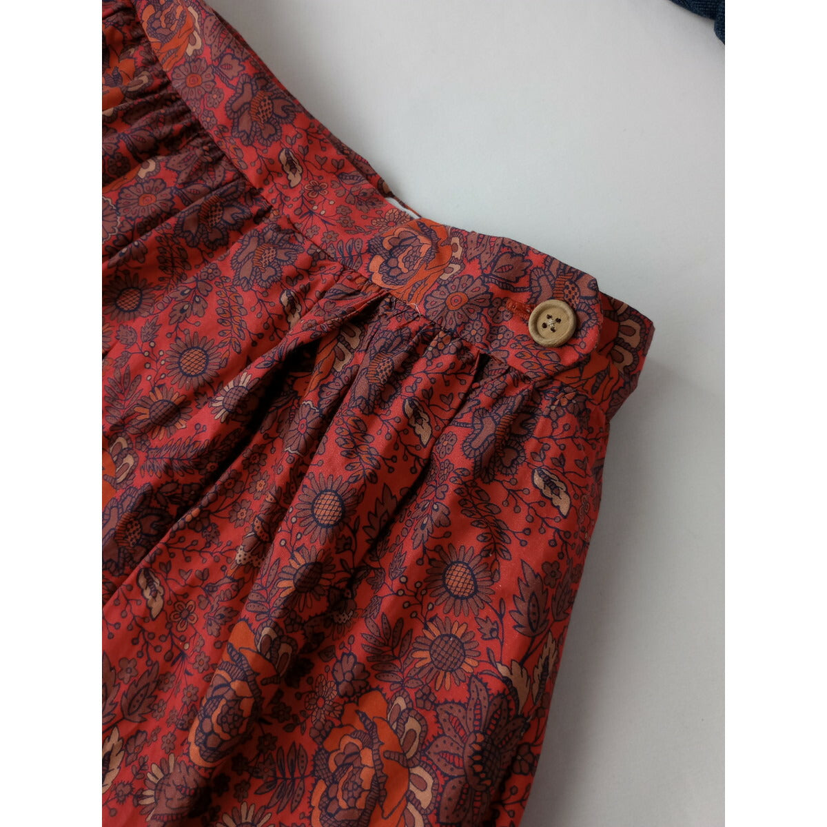YAECA WRITE ヤエカ ライト NOTTINGHAM TUCK SKIRT タック スカート 赤 M【中古】