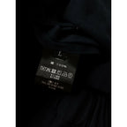 25SS mina perhonen ミナペルホネン コットン 綿 100％ harbor クロップド パンツ 黒 ブラック L【中古】