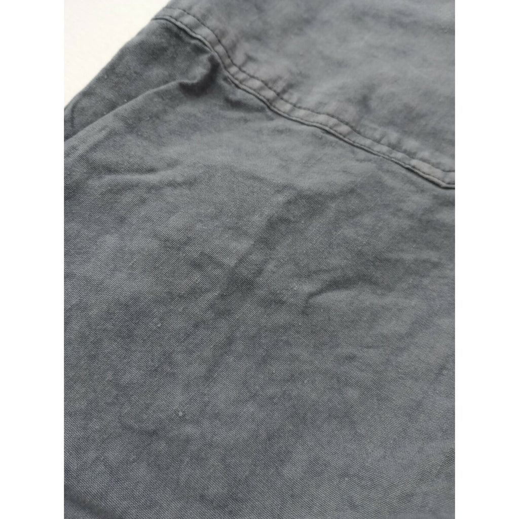 24SS nest robe confect ネストローブ コンフェクト リネン 和紙 デッキ トラウザーズ パンツ グレー3【中古】