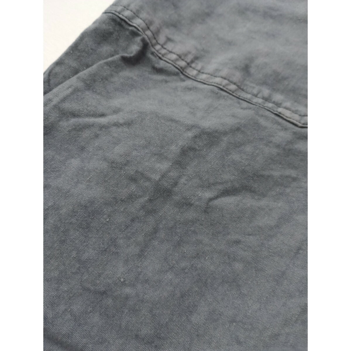 24SS nest robe confect ネストローブ コンフェクト リネン 和紙 デッキ トラウザーズ パンツ グレー3【中古】