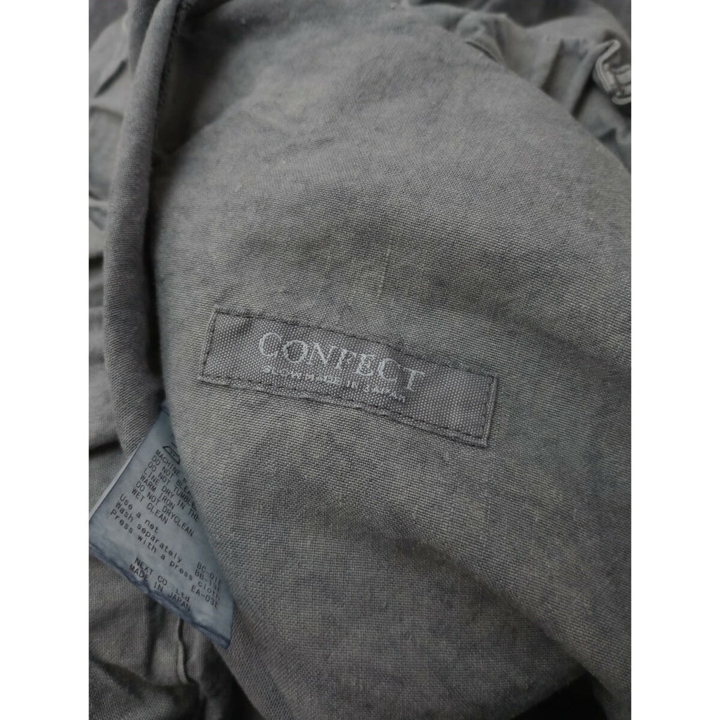24SS nest robe confect ネストローブ コンフェクト リネン 和紙 デッキ トラウザーズ パンツ グレー3【中古】