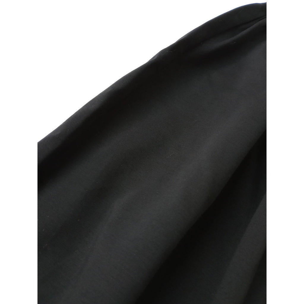 mizuiro ind ミズイロインド コットン 綿 100％ ワイド パンツ 黒 ブラック  イージー  【中古】