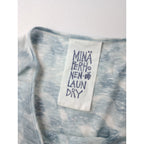 mina perhonen LAUNDRY ミナペルホネン ランドリー aalto リネン 麻 100％ プルオーバー トップス ライトブルー 38【中古】