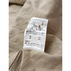 R&D.M.Co- オールドマンズテーラー コットン リネン ロングコート ベージュ 【中古】