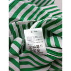 TICCA×MMN ティッカ 別注カラー スクエアビッグシャツ ストライプ グリーン 【中古】