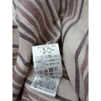 TICCA ティッカ ストライプツイストスリーブワンピース  ベージュ  F【中古】