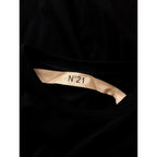 N21 ヌメロヴェントゥーノ半袖 Tシャツ ワンピース ロング 黒 ブラック 36  【中古】