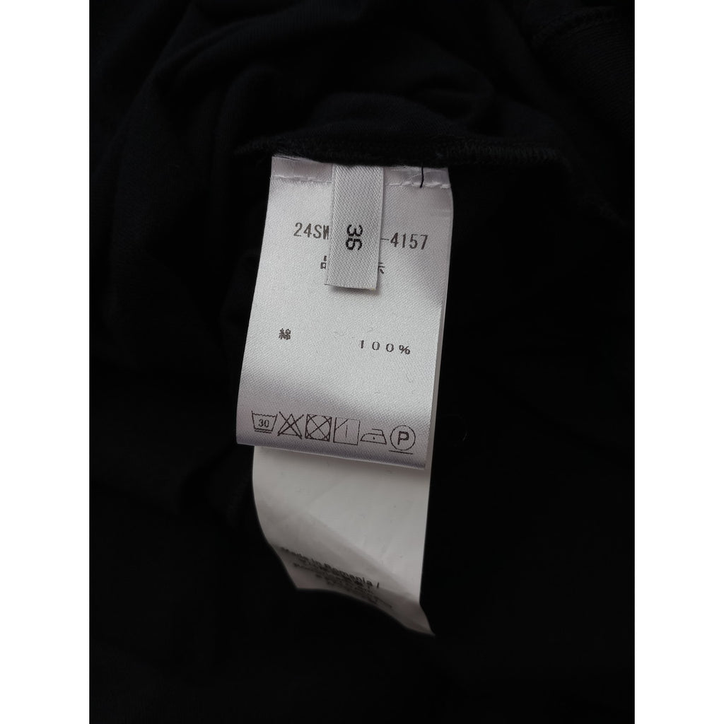 N21 ヌメロヴェントゥーノ半袖 Tシャツ ワンピース ロング 黒 ブラック 36  【中古】