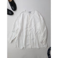NO CONTROL AIR ノーコントロールエアー ノーカラー シャツ トップス 白 ホワイト  【中古】