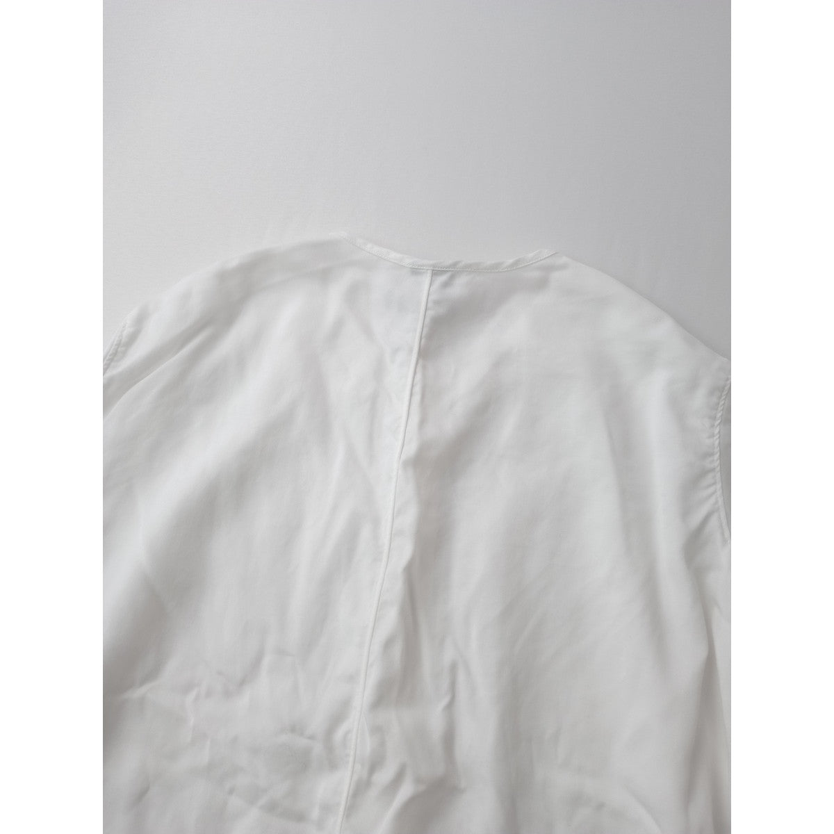 NO CONTROL AIR ノーコントロールエアー ノーカラー シャツ トップス 白 ホワイト  【中古】