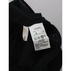 ikkuna suzuki takayuki イクナ スズキタカユキ オーガニックコットン 綿 100％ ギャザー ブラウス シャツ 黒 ブラック 1【中古】