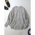 ikkuna suzuki takayuki イクナ スズキタカユキ farmers blouse ファーマーズ ブラウス オーガニックコットン100％ グレー