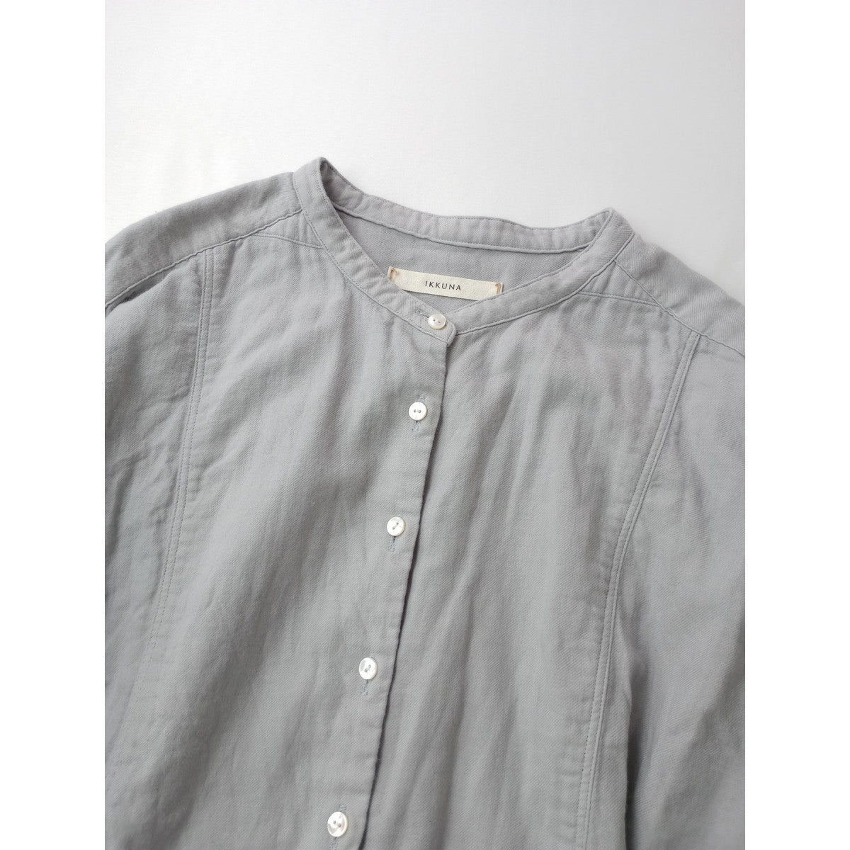 ikkuna suzuki takayuki イクナ スズキタカユキ farmers blouse ファーマーズ ブラウス オーガニックコットン100％ グレー