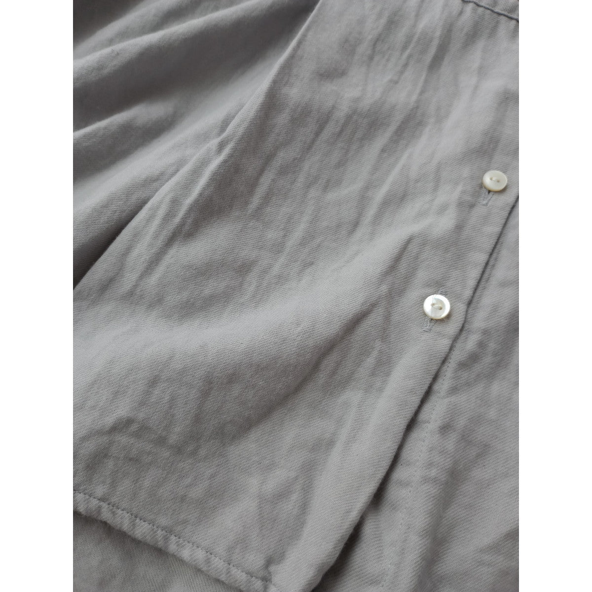 ikkuna suzuki takayuki イクナ スズキタカユキ farmers blouse ファーマーズ ブラウス オーガニックコットン100％ グレー