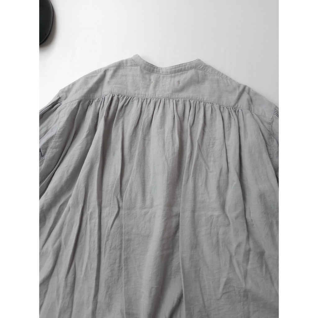 ikkuna suzuki takayuki イクナ スズキタカユキ farmers blouse ファーマーズ ブラウス オーガニックコットン100％ グレー
