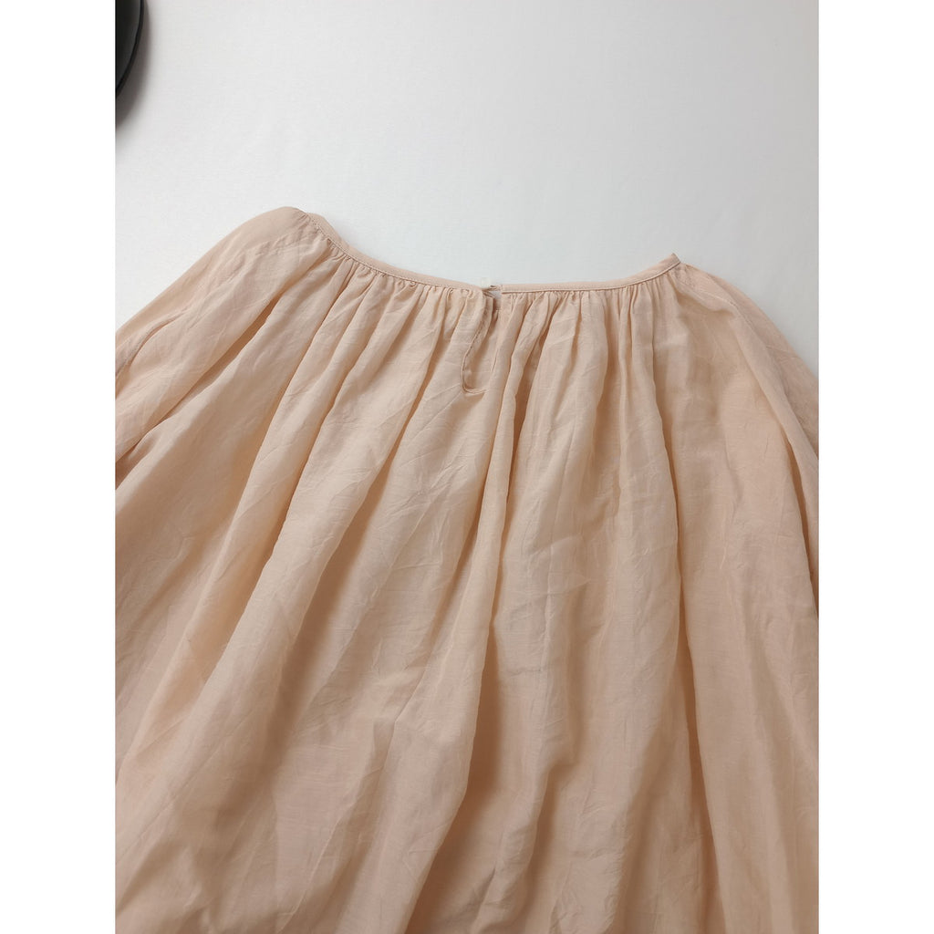 atelier Rough atour アトリエ ラフ アトゥール コットン シルク スモッグ プルオーバー ブラウス【中古】
