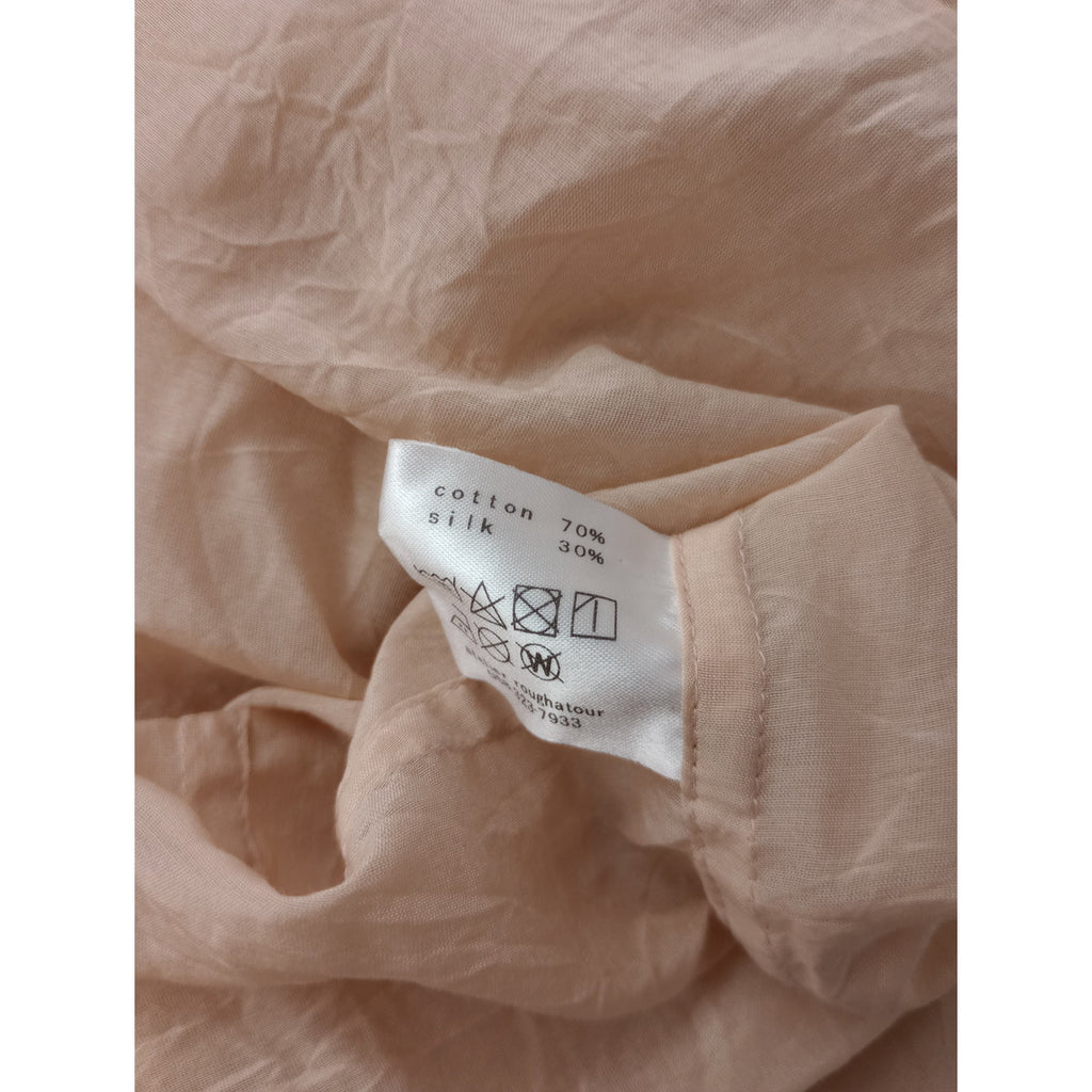 atelier Rough atour アトリエ ラフ アトゥール コットン シルク スモッグ プルオーバー ブラウス【中古】