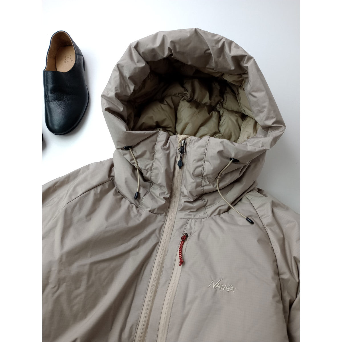NANGA ナンガ AURORA DOWN JACKET オーロラ ダウンジャケット  ベージュ  (1M＋2614)【中古】
