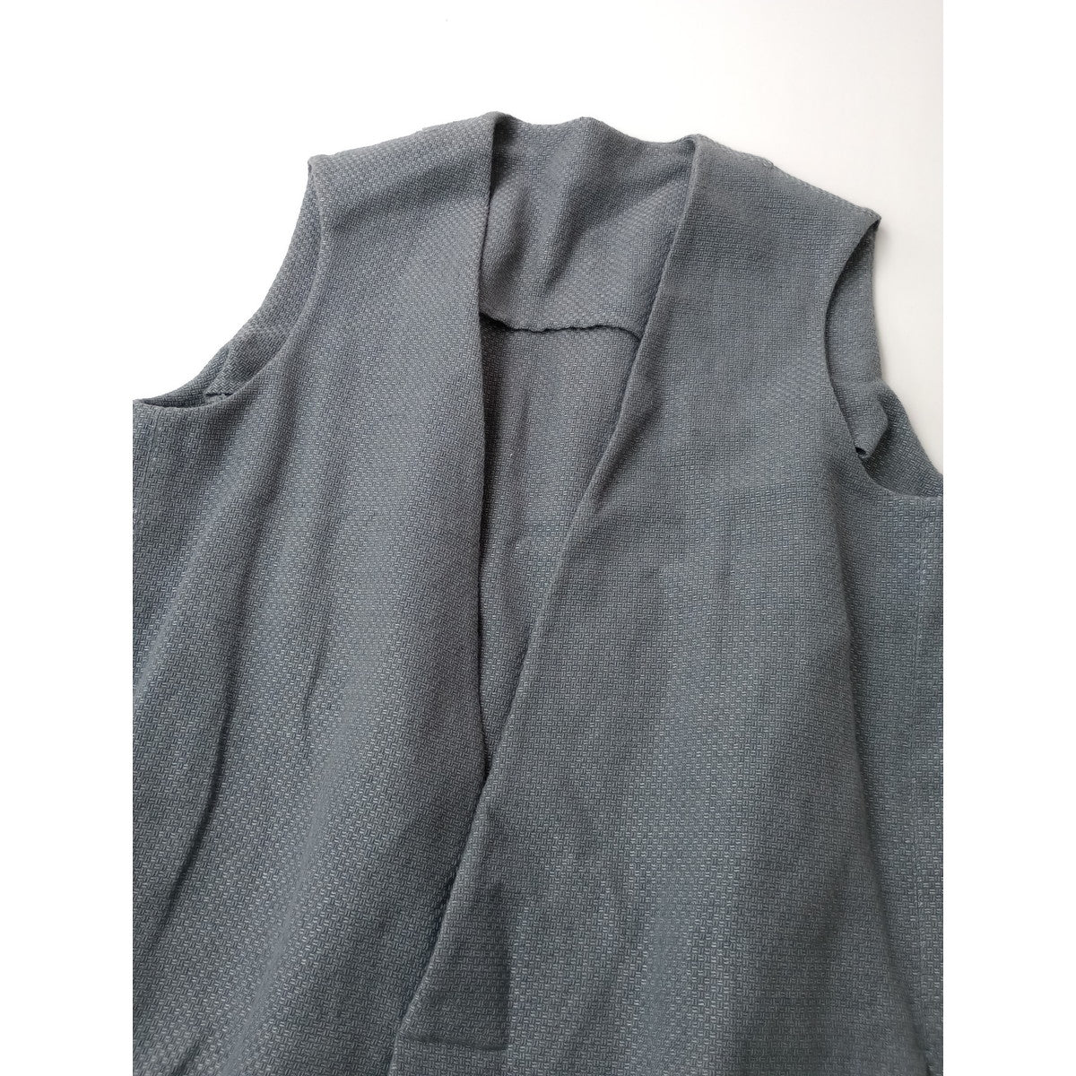 ゴーシュ リネン コットン ドビー ワンピース ロング   グレー  2【中古】