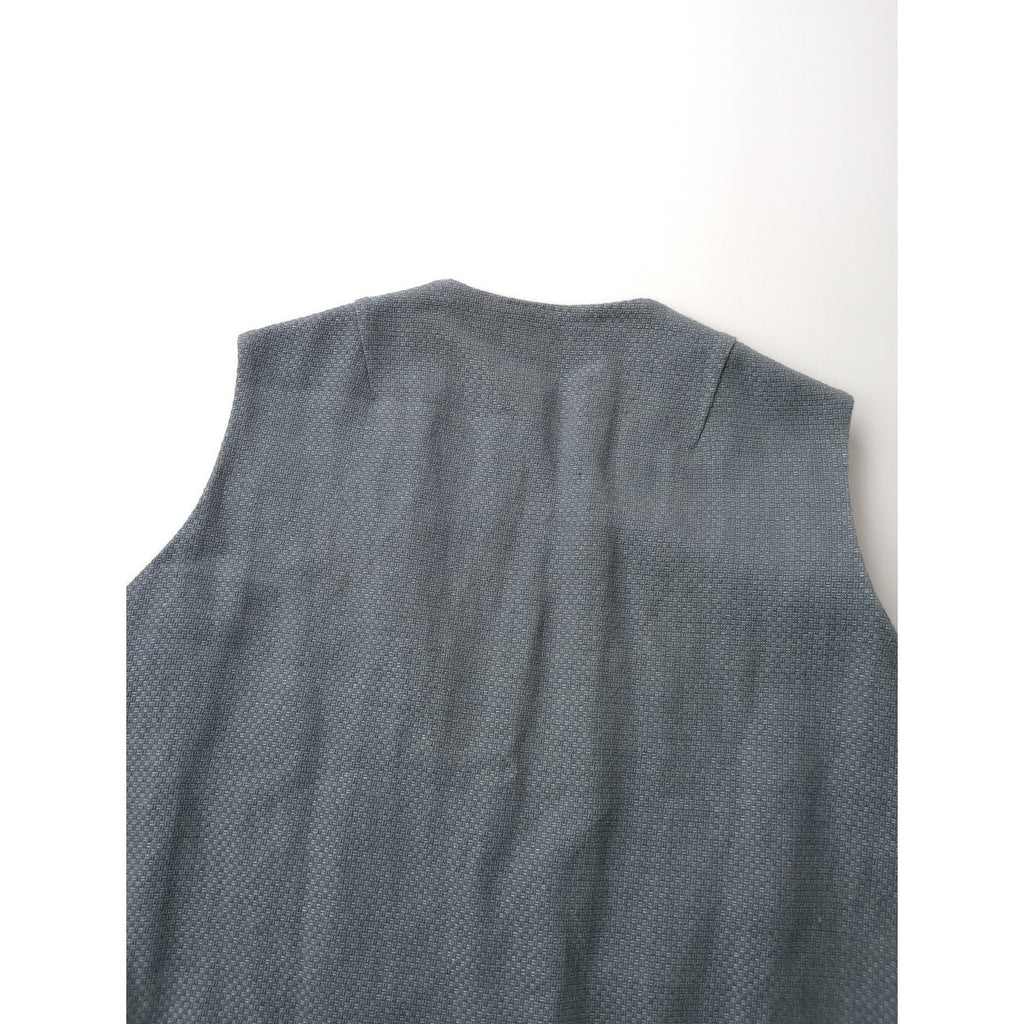 ゴーシュ リネン コットン ドビー ワンピース ロング   グレー  2【中古】