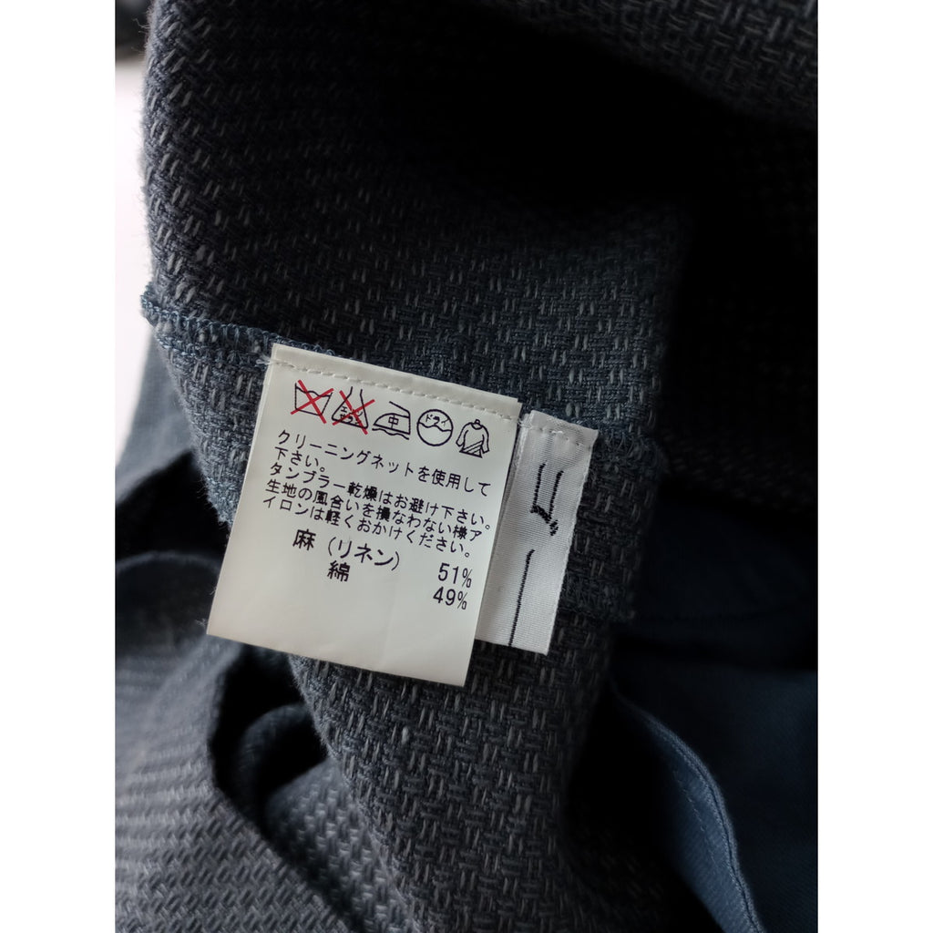ゴーシュ リネン コットン ドビー ワンピース ロング   グレー  2【中古】