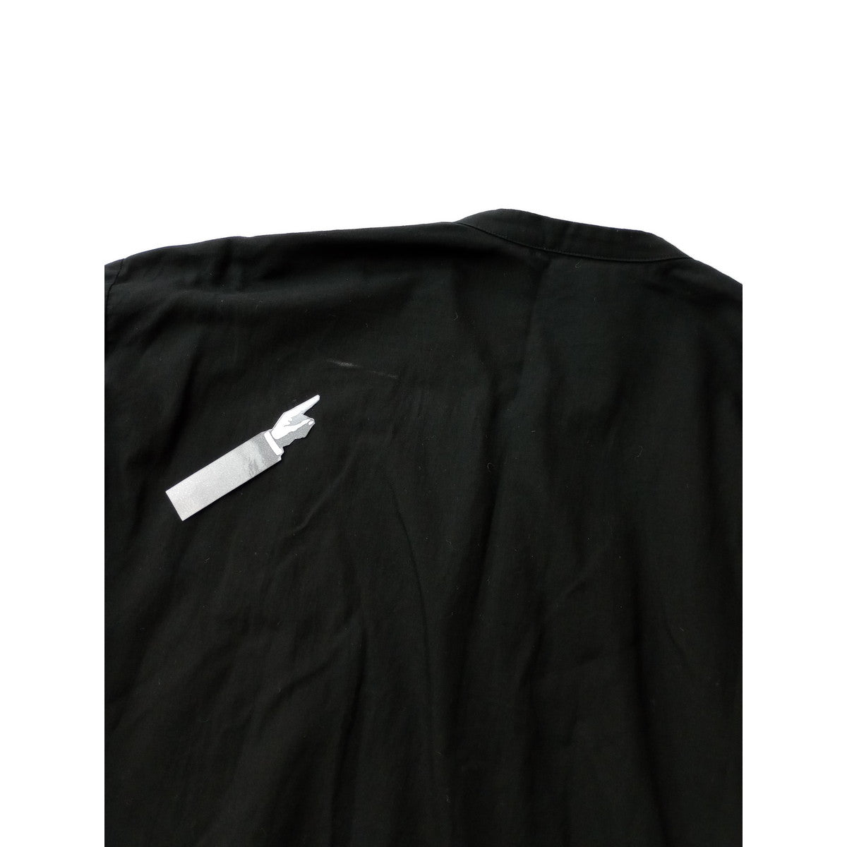 ゴーシュ  50/1 オーガニック ツイル オーバー ワンピース 黒 ブラック 【中古】
