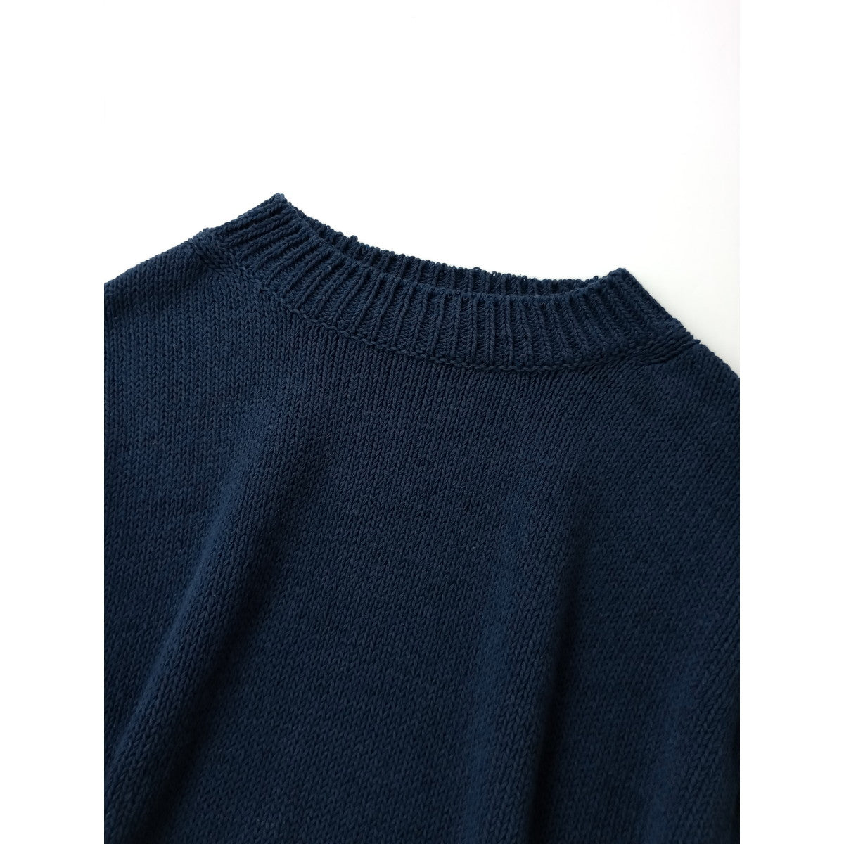 JOURNAL STANDARD L’essage × STAMMBAUM ジャーナルスタンダード レサージュ 【金子綾さん着用】コットンTAPEワイドプルオーバー ニット トップス 長袖 ネイビー【中古】