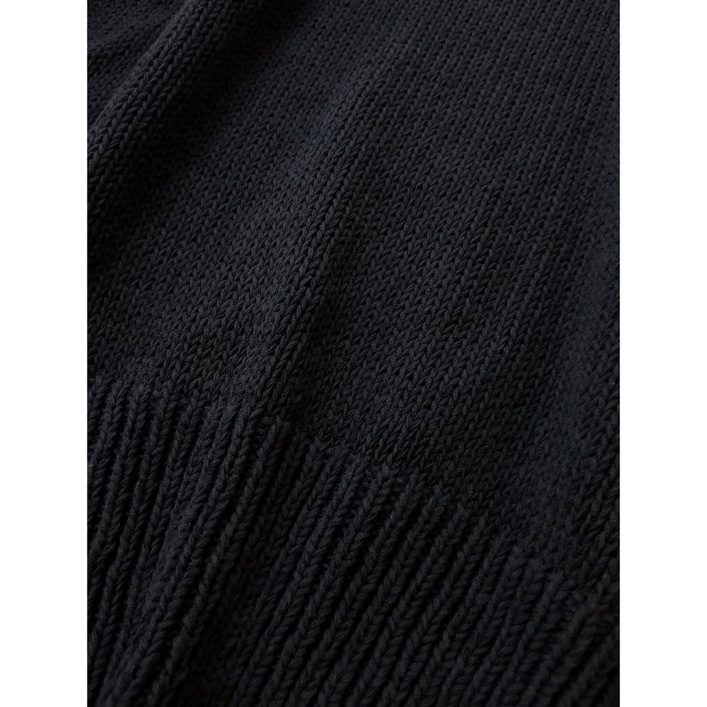 JOURNAL STANDARD L’essage × STAMMBAUM ジャーナルスタンダード レサージュ 【金子綾さん着用】コットンTAPEワイドプルオーバー ニット トップス 長袖 ネイビー【中古】