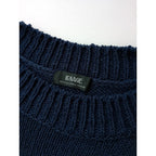 JOURNAL STANDARD L’essage × STAMMBAUM ジャーナルスタンダード レサージュ 【金子綾さん着用】コットンTAPEワイドプルオーバー ニット トップス 長袖 ネイビー【中古】