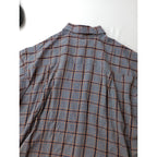 26SS JOURNAL STANDARD L’essage × STAMMBAUM ジャーナルスタンダード レサージュ DEVEAUXチェック2WAYシャツ 長袖 ネイビー 【中古】