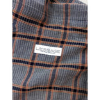 26SS JOURNAL STANDARD L’essage × STAMMBAUM ジャーナルスタンダード レサージュ DEVEAUXチェック2WAYシャツ 長袖 ネイビー 【中古】