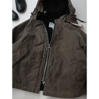 Barbour for MARGARET HOWELL バブアー マーガレットハウエル Transport Waxed Jacket トランスポート ワックスド ジャケット カーキ USA6 【中古】