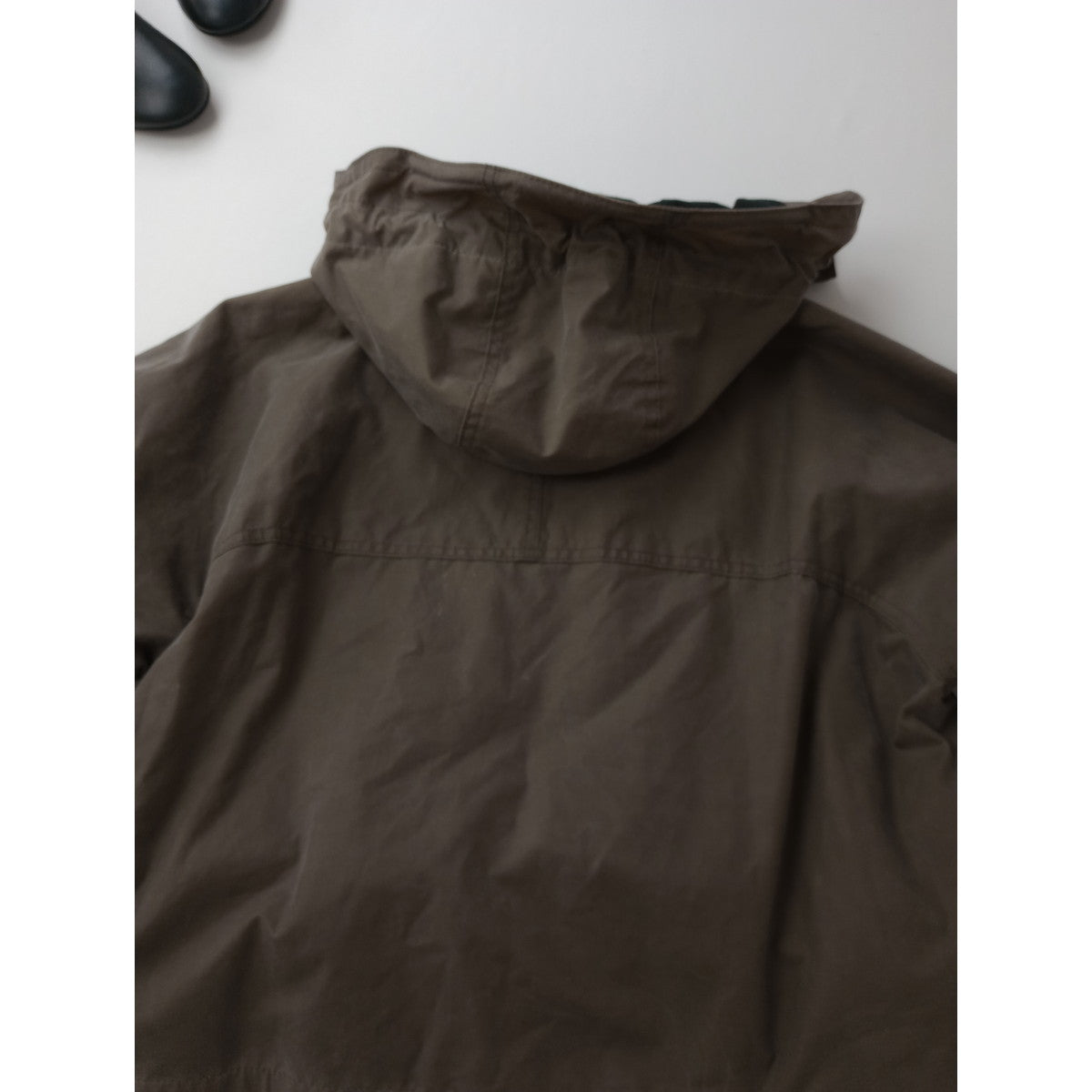 Barbour for MARGARET HOWELL バブアー マーガレットハウエル Transport Waxed Jacket トランスポート ワックスド ジャケット カーキ USA6  (1M＋0132)【中古】