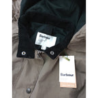 Barbour for MARGARET HOWELL バブアー マーガレットハウエル Transport Waxed Jacket トランスポート ワックスド ジャケット カーキ USA6 【中古】