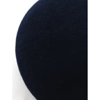 トゥジュー TOUJOURS ウール  フェルト帽子  ネイビー  【中古】