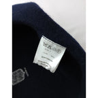 トゥジュー TOUJOURS ウール  フェルト帽子  ネイビー  【中古】