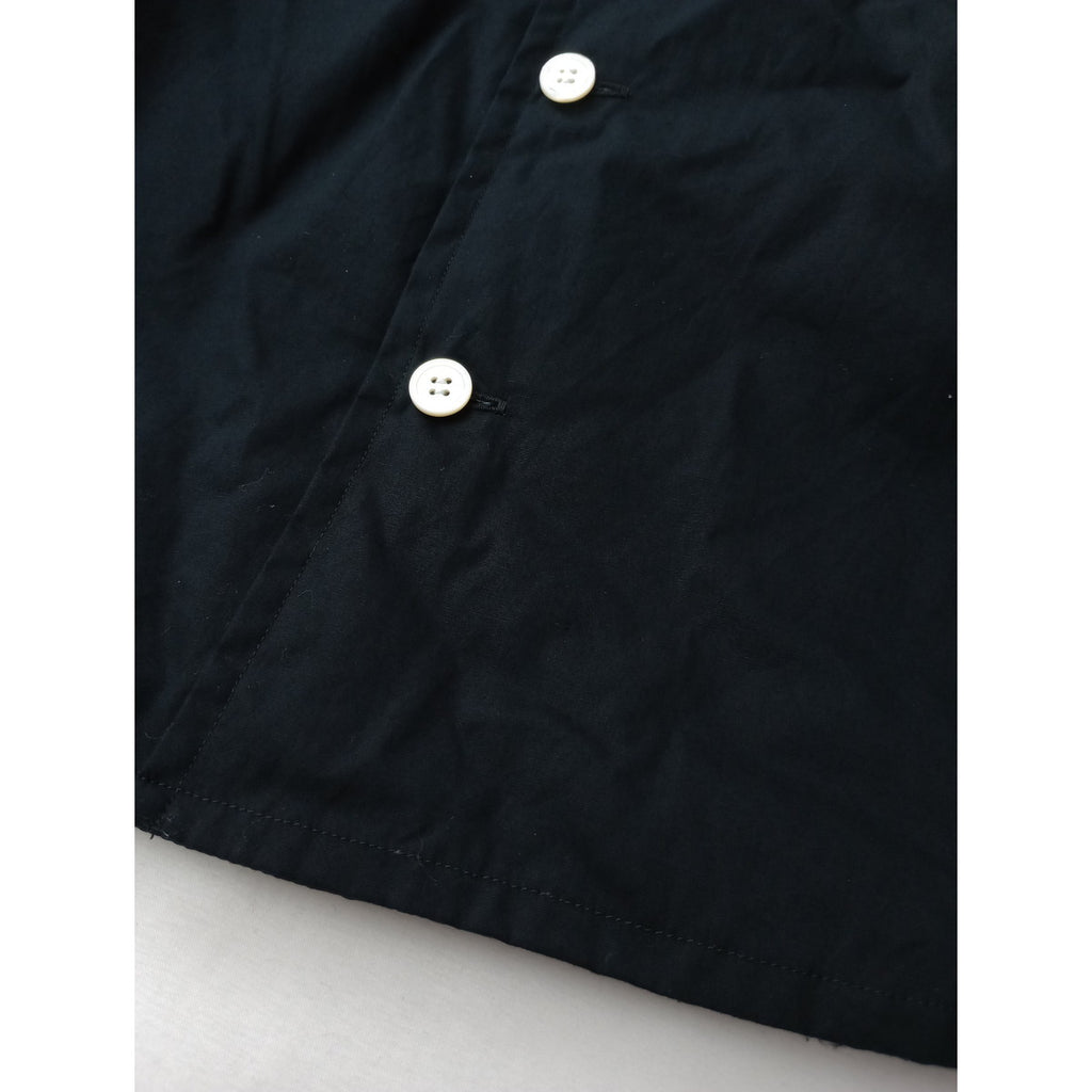 ゴーシュ ノーカラー  ダウン シャツ  ジャケット  黒 ブラック  2  (1M＋0857)【中古】