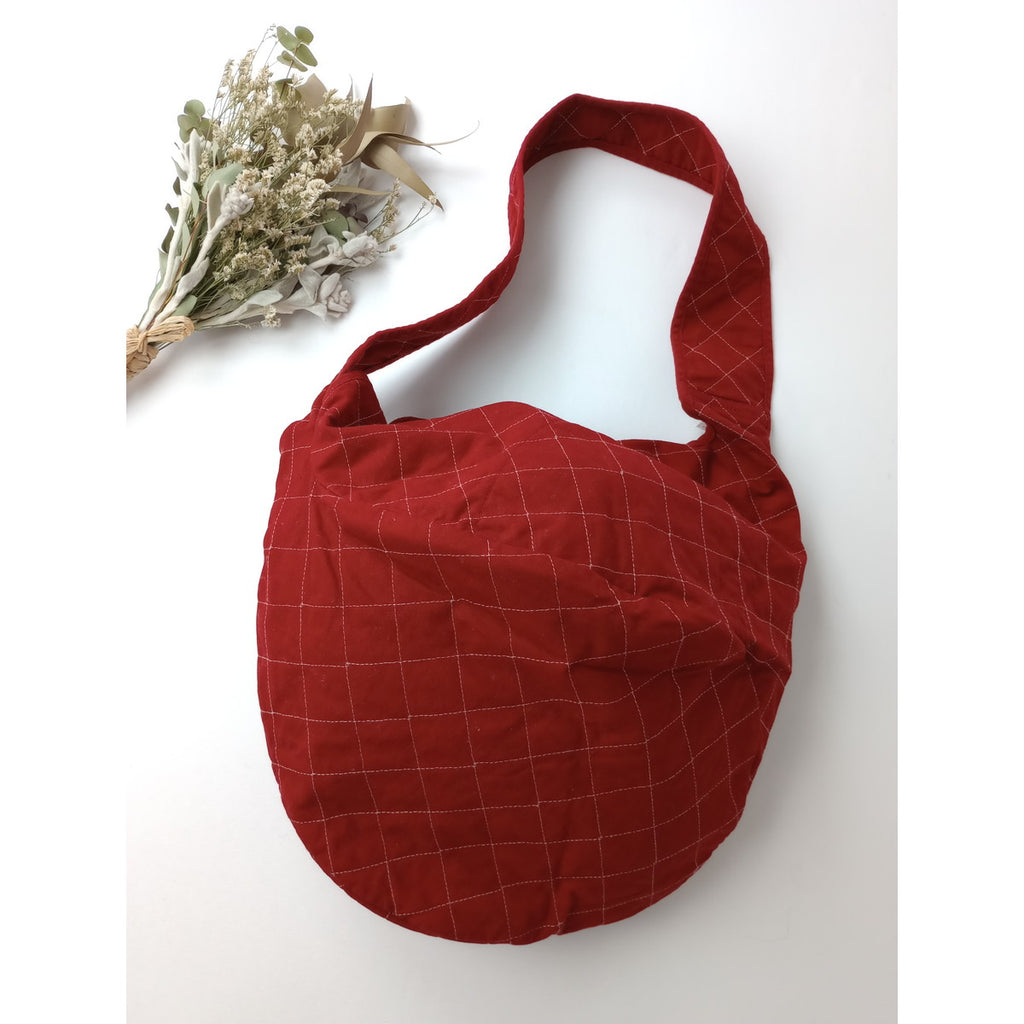 koton コトン   キルティング ショルダーバッグ 赤 レッド 【中古】