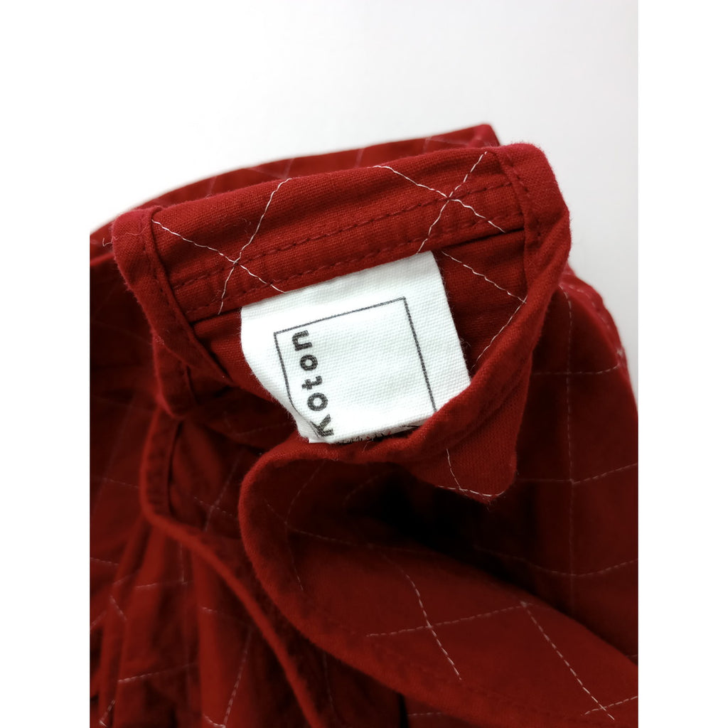 koton コトン   キルティング ショルダーバッグ 赤 レッド 【中古】