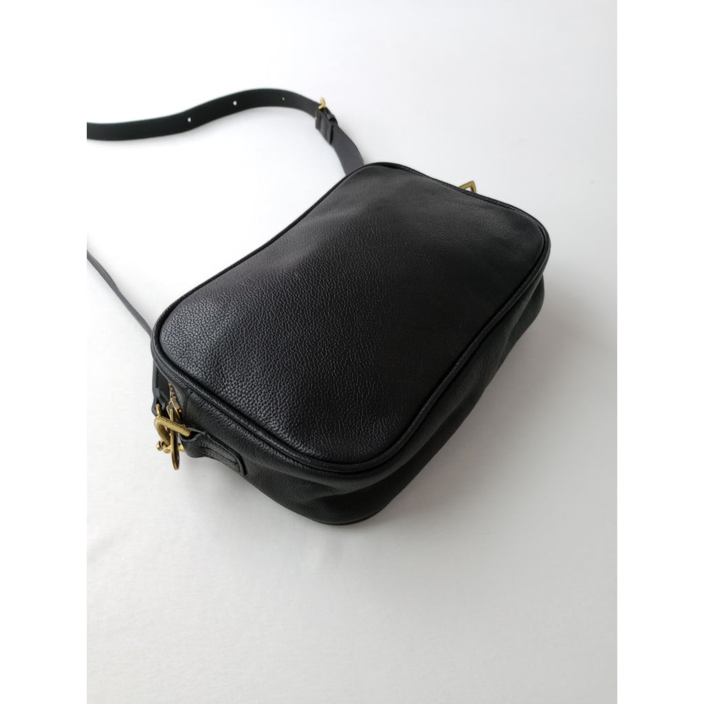 forme フォルメ Marcel マルセル レザー ショルダーバッグ 黒 ブラック  【中古】