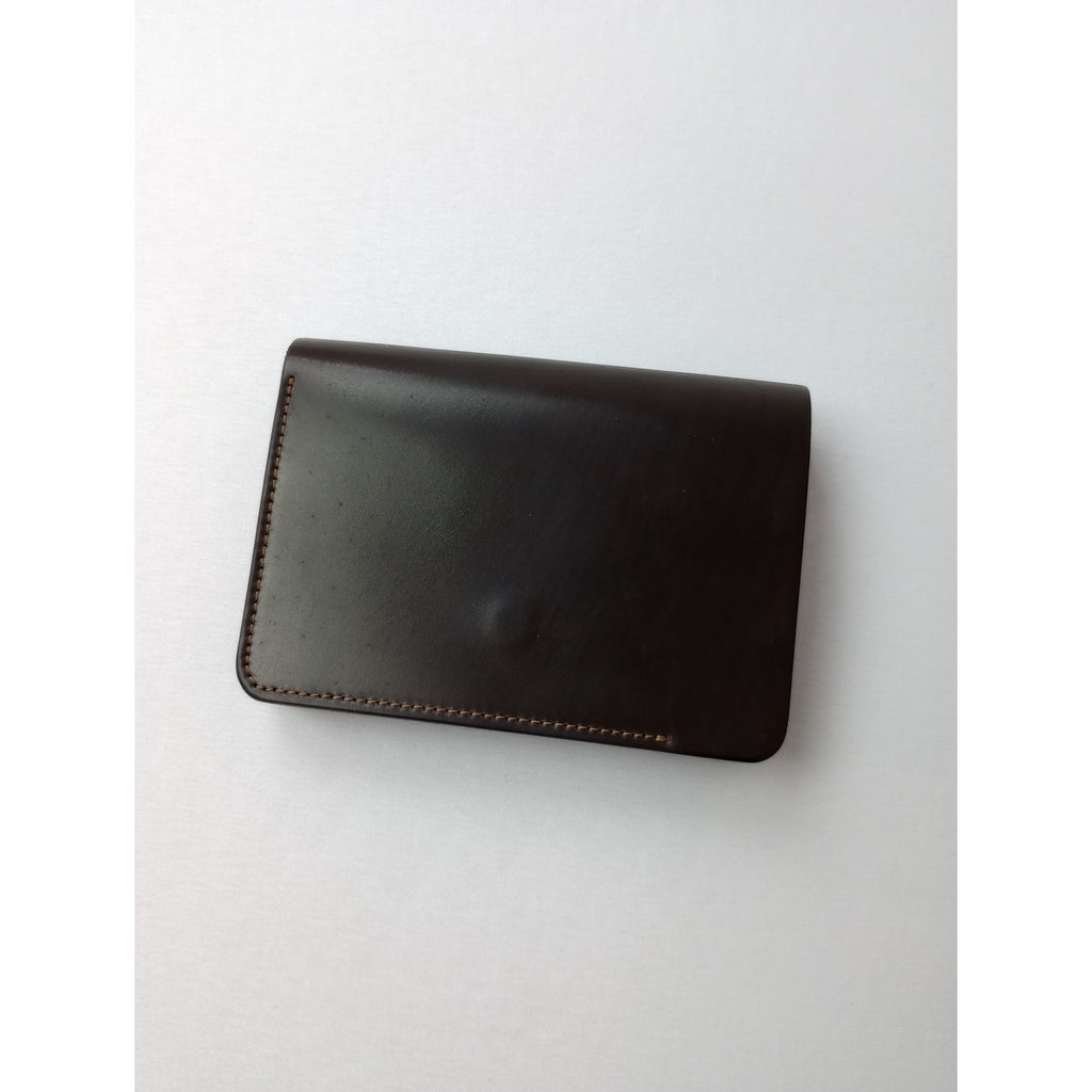 forme フォルメ Short wallet ショートウォレット 2つ折り 財布  ダークブラウン  【中古】