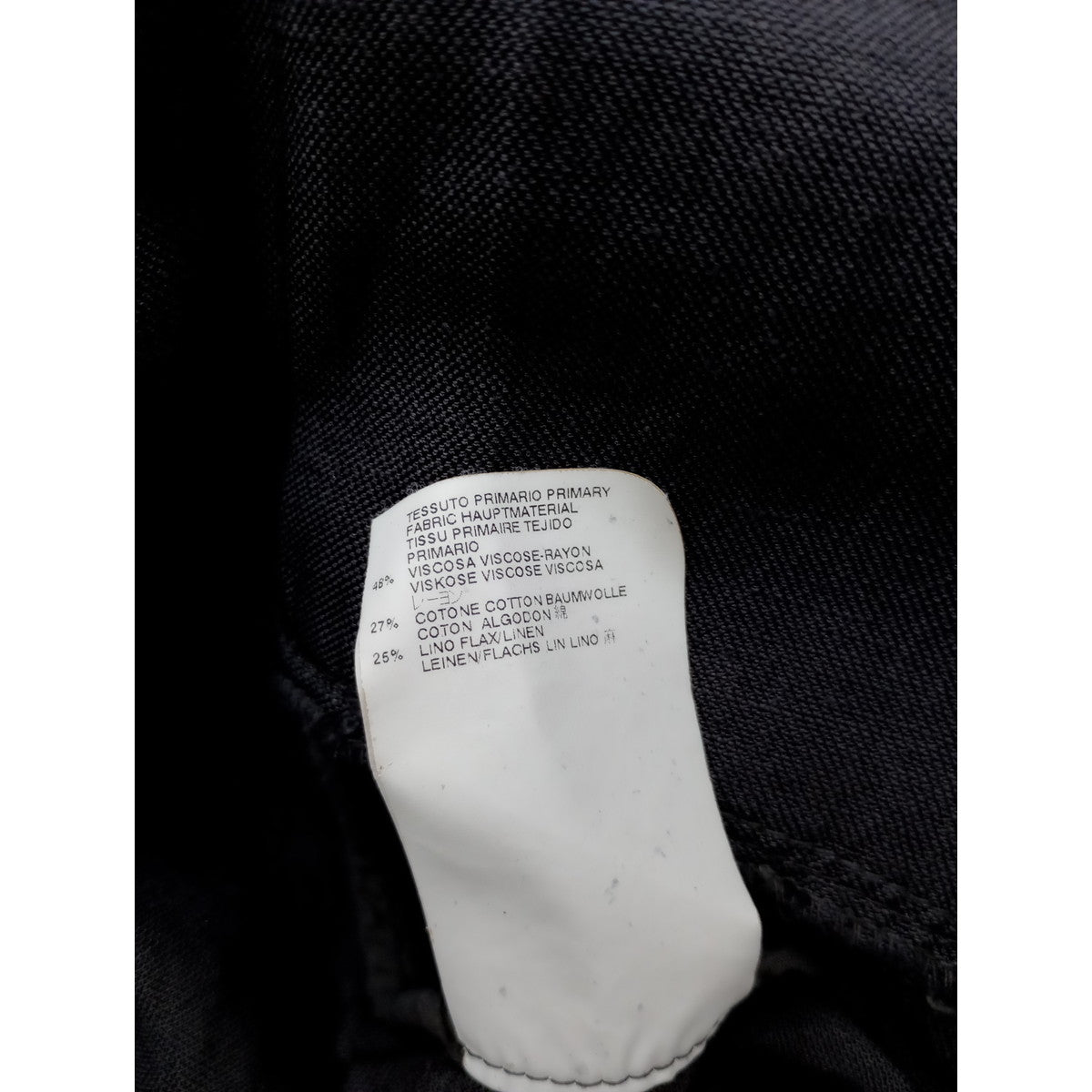 MM6 Maison Margiela マルタンマルジェラ コットン リネン 混 ノーカラー ジャケット カーディガン 羽織  ダークブラウン 42 【中古】