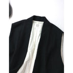 atelier naruse アトリエナルセ pure wool boucle vest ウール 毛 100％ ベスト 黒 ブラック【中古】