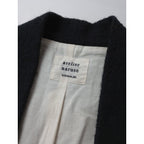 atelier naruse アトリエナルセ pure wool boucle vest ウール 毛 100％ ベスト 黒 ブラック【中古】