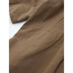 atelier naruse アトリエナルセ コットンヘンプスタンドカラーコート ベージュ 【中古】