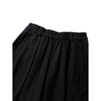 atelier naruse アトリエナルセ ウール 毛 混 ワイドパンツ  黒 ブラック【中古】