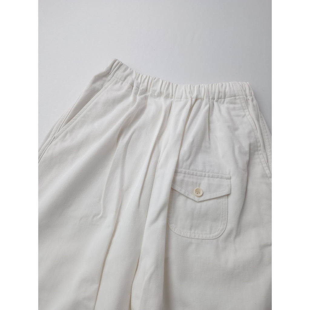 ゴーシュ カツラギ ワイドパンツ 白 【中古】